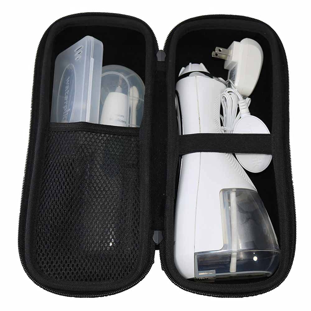 Premium Hard EVA Travel Case for Water Flosser & Electric Toothbrush - Waterproof Protective Storage Organizer for Dental Care Essentials - Perfect for Travel, Camping, and Home Use
