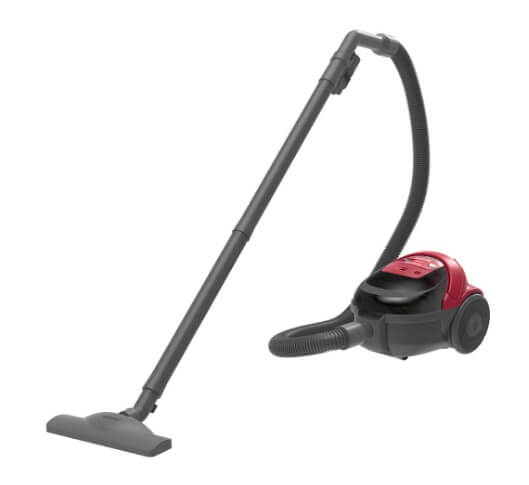 Hitachi CV SF16 Red/Green Cylinder Cyclone Bagless Vacuum Cleaner - Compact & Powerful for Home, Office, and Car Cleaning