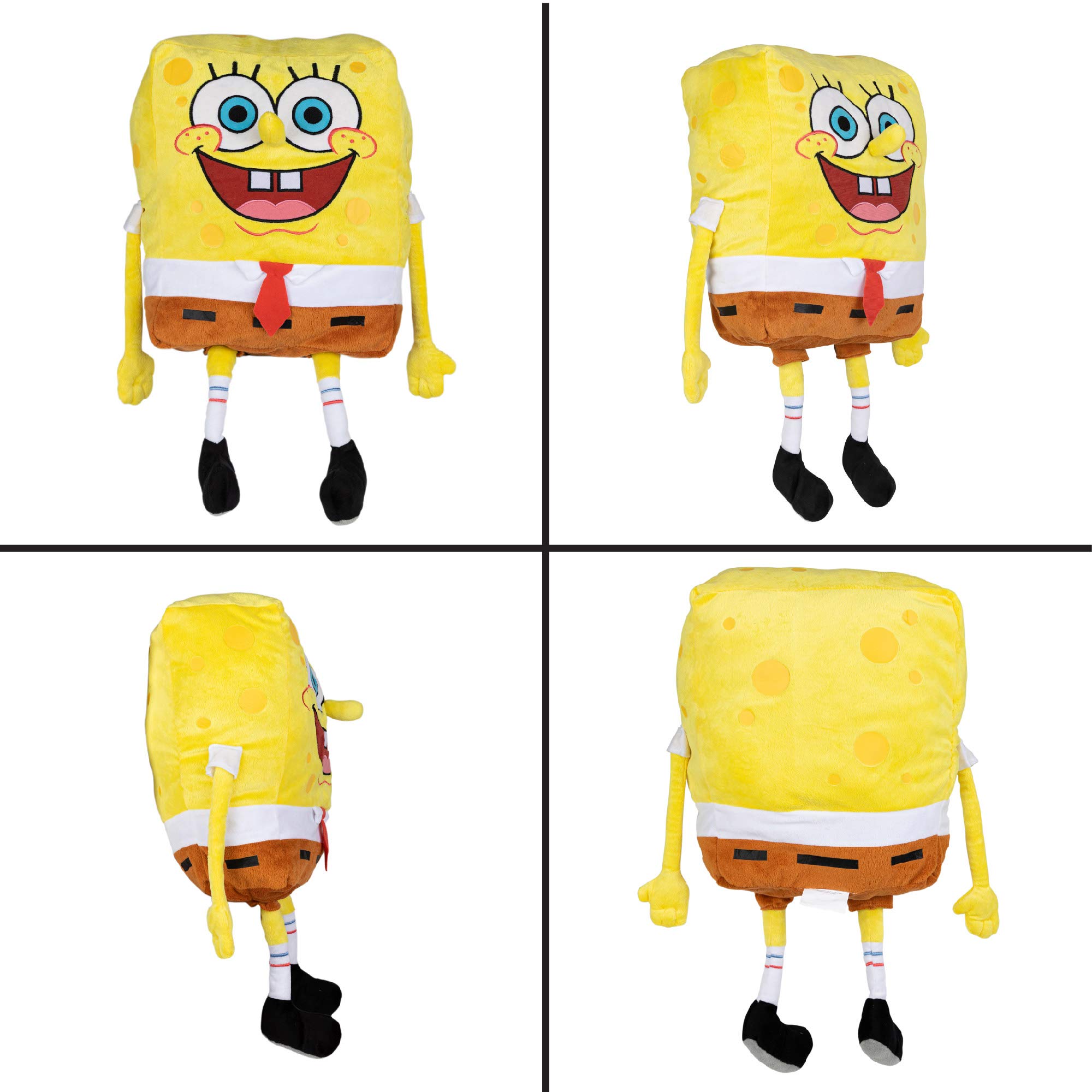 Spongebob SquarePants Kids Bedding Set - Super Soft Plush Cuddle Pillow Buddy for Boys & Girls - One Size - Perfect for Bedroom Decor, Sleep Comfort & Cuddling - By Franco