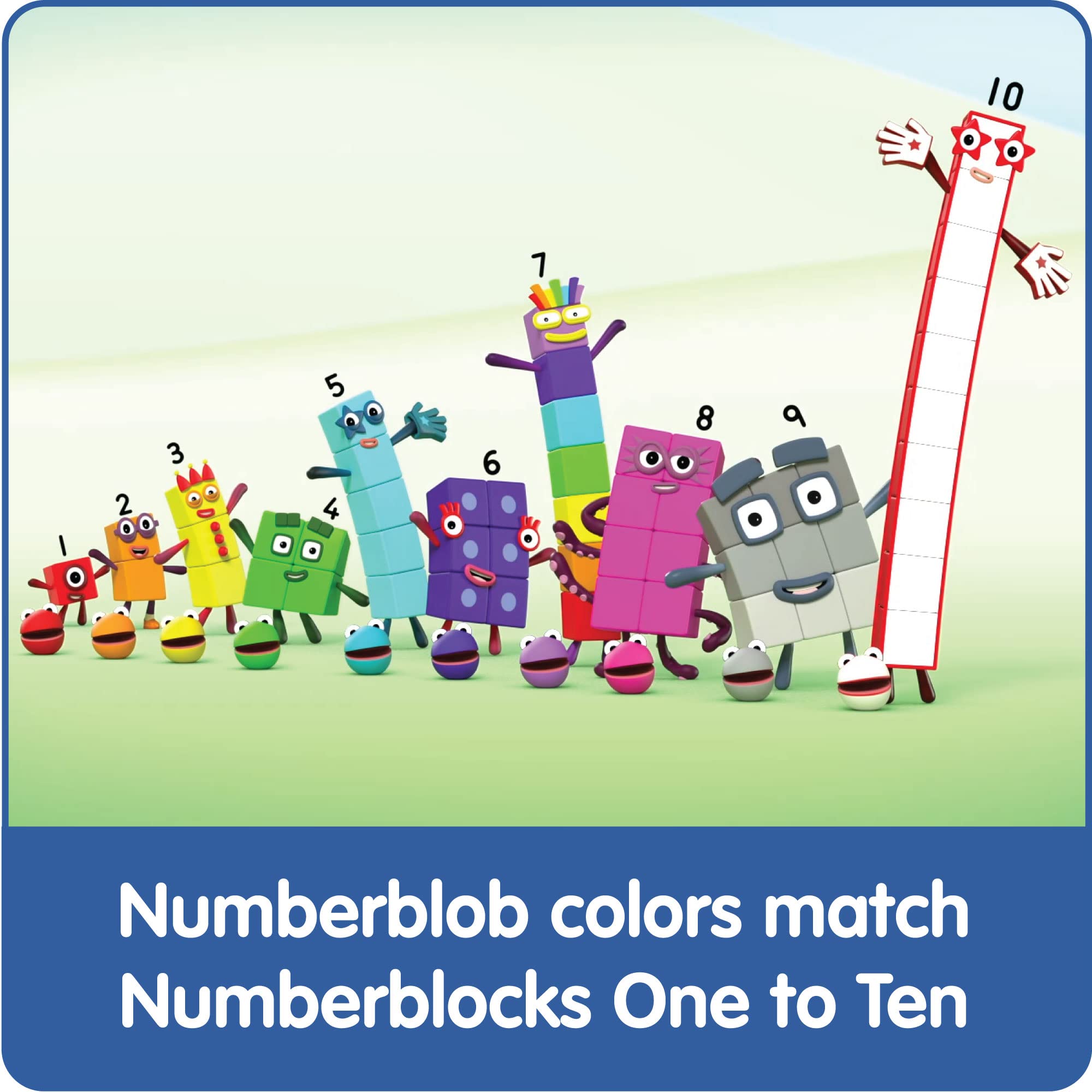 Numberblocks Numberblob Counting Set - Math Counters & Educational Manipulatives for Toddlers | Preschool Learning Toys, Easter Basket Stuffers | Hands-on Math Activities for Kids Classroom & Homeschool