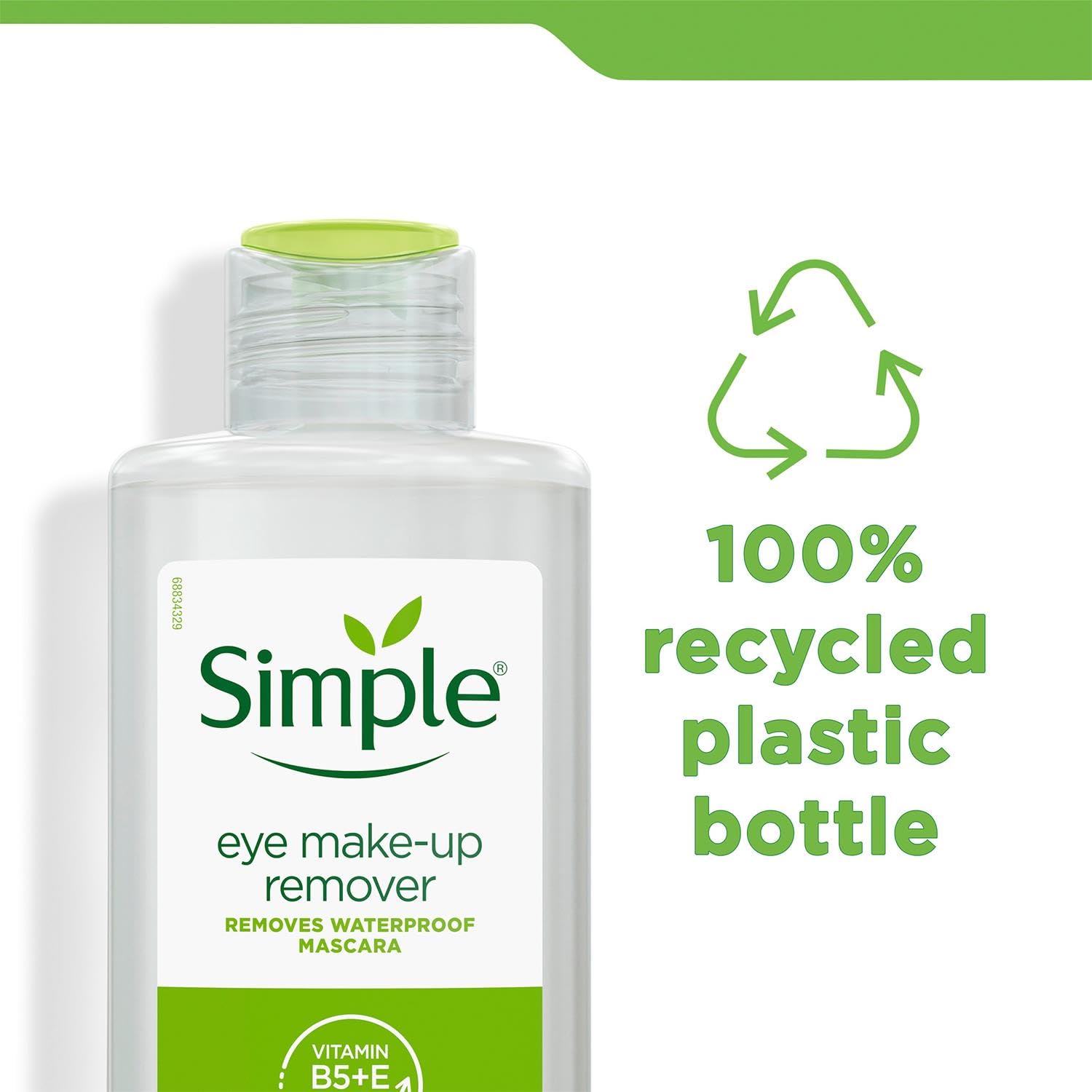 Simple Conditioning Eye Makeup Remover - Gentle & Effective for Sensitive Skin | Perfect for Daily Use & Travel