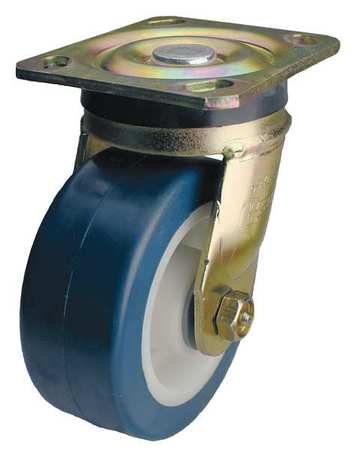 Heavy Duty Swivel Plate Caster Wheels - 900 lb Capacity, 6 Inch Diameter - Perfect for Industrial Equipment, Workbenches, and Moving Heavy Loads