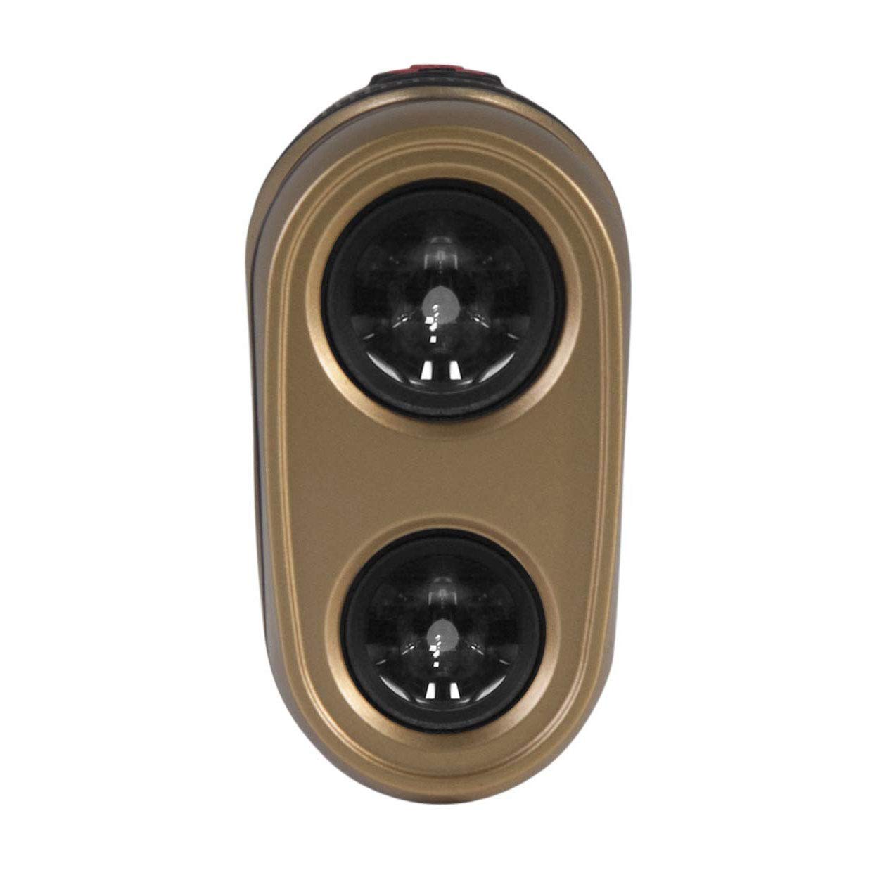 MGI Sureshot Pinloc 5000IPS Golf Laser Rangefinder - Black & Gold | High-Precision Distance Measurement for Golfers | Perfect for Tournaments & Practice Rounds