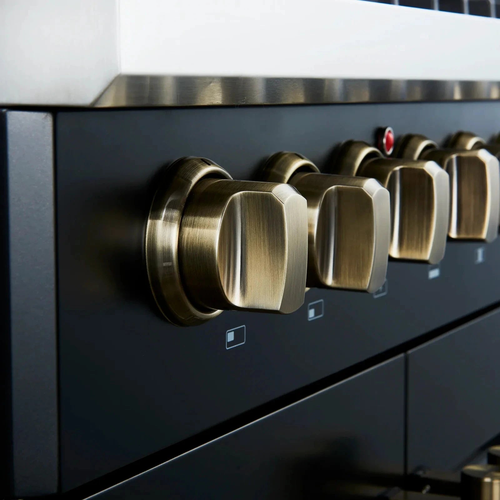 Forno Galiano 30-Inch French Door Dual Fuel Range with 5 Gas Burners & Electric Convection Oven - Black Finish with Antique Brass Trim (Model FFSGS6356 30BLK) - Perfect for Gourmet Cooking, Entertaining & Modern Kitchens