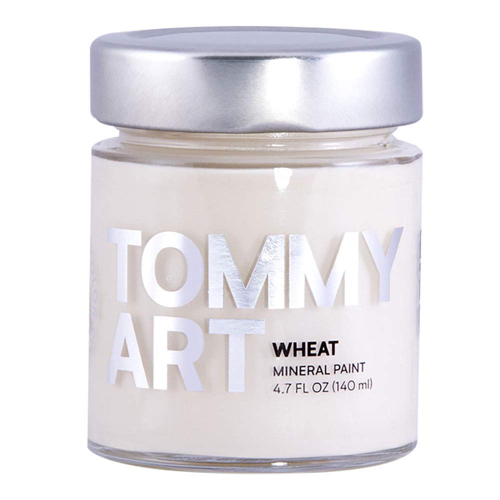Premium Chalk-Based Mineral Paint - 140ml (Wheat) for Furniture, Cabinets & DIY Home Decor Projects