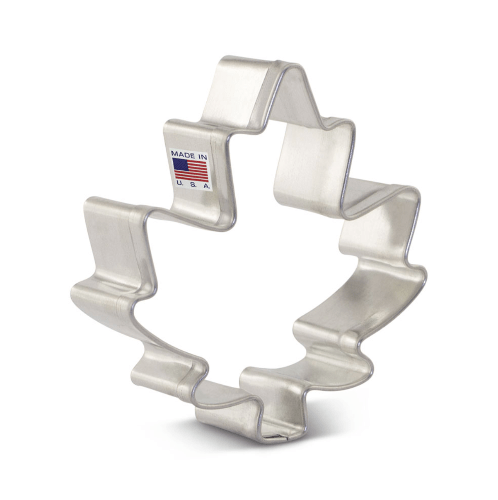 Ann Clark Mini Maple Leaf Cookie Cutter Set - Stainless Steel Fall Baking Decorations for Sugar Cookies, Gingerbread, Fondant - Perfect for Thanksgiving, Autumn Parties & Holiday Desserts