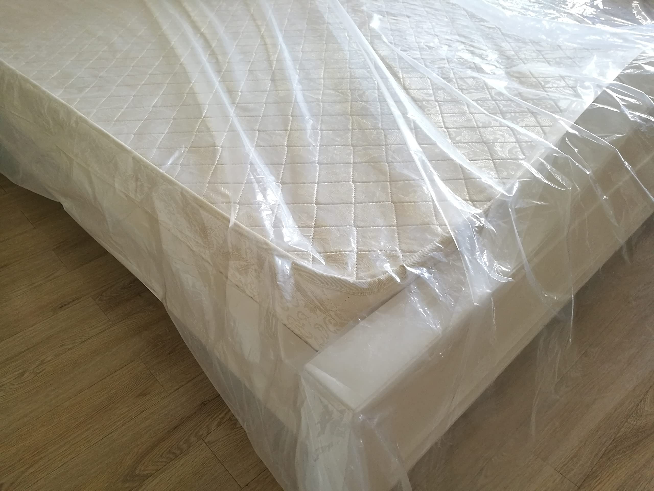 ComfortHome Mattress Bag for Moving and Storage - 3 Mil Thick Waterproof Mattress Cover Protector - Fits Twin & Full Size Beds (1 Pack) - Perfect for Home Relocation, Long-Term Storage & Guest Room Protection
