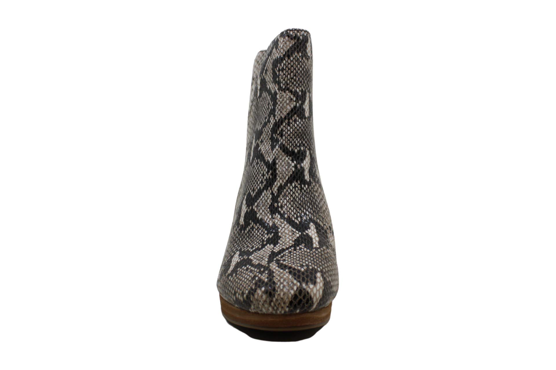 American Rag Women's Hayes Leather Ankle Boots - Snake Print Closed Toe Shoes Size 6.0 | Stylish Casual & Office Wear for Fall & Winter Outfits