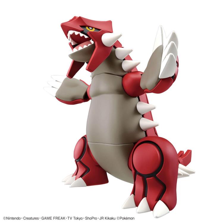 Bandai Pokemon Groudon Action Figure Model Kit - Collectible Building Toy for Kids & Adults | Perfect for Display, Gifts, and Pokemon Battles