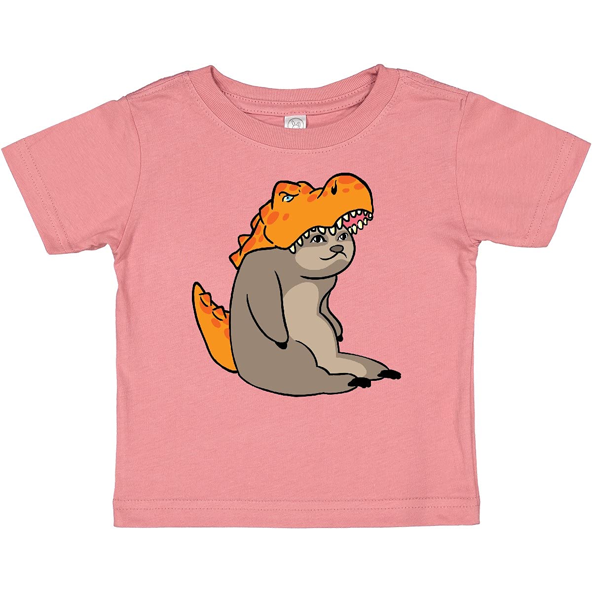 Inktastic Halloween Sloth Dinosaur Baby T-Shirt - Cute Dino Sloth Costume Tee for Infants & Toddlers - Perfect for Halloween Parties, Dress-Up & Photo Shoots