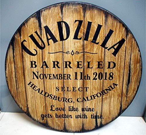 Personalized Wooden Whiskey Wine & Beer Barrel Signs - 3 Rustic Home Bar Decor Styles - Custom Man Cave Gift for Dad, Husband & Beer Lovers - Perfect for Weddings, Housewarming & Birthday Parties