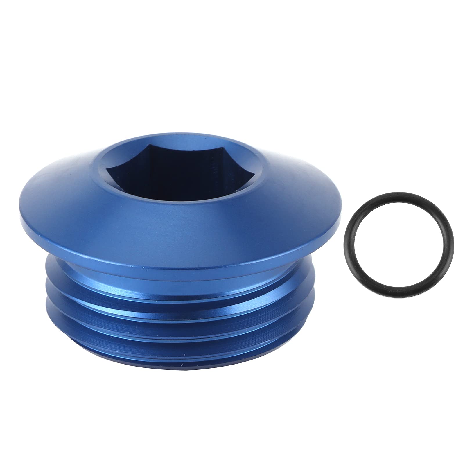 Ymiko 12AN Male Hex Head Manifold Bolts & Studs - CNC Aluminum Blue for Car Performance