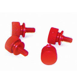 pcToys Speed Case Thumb Screw - Red (4-Pack) | Easy-to-Install Computer Case Screws for PC Builds & Upgrades | Perfect for DIY Computer Assembly & Hardware Maintenance