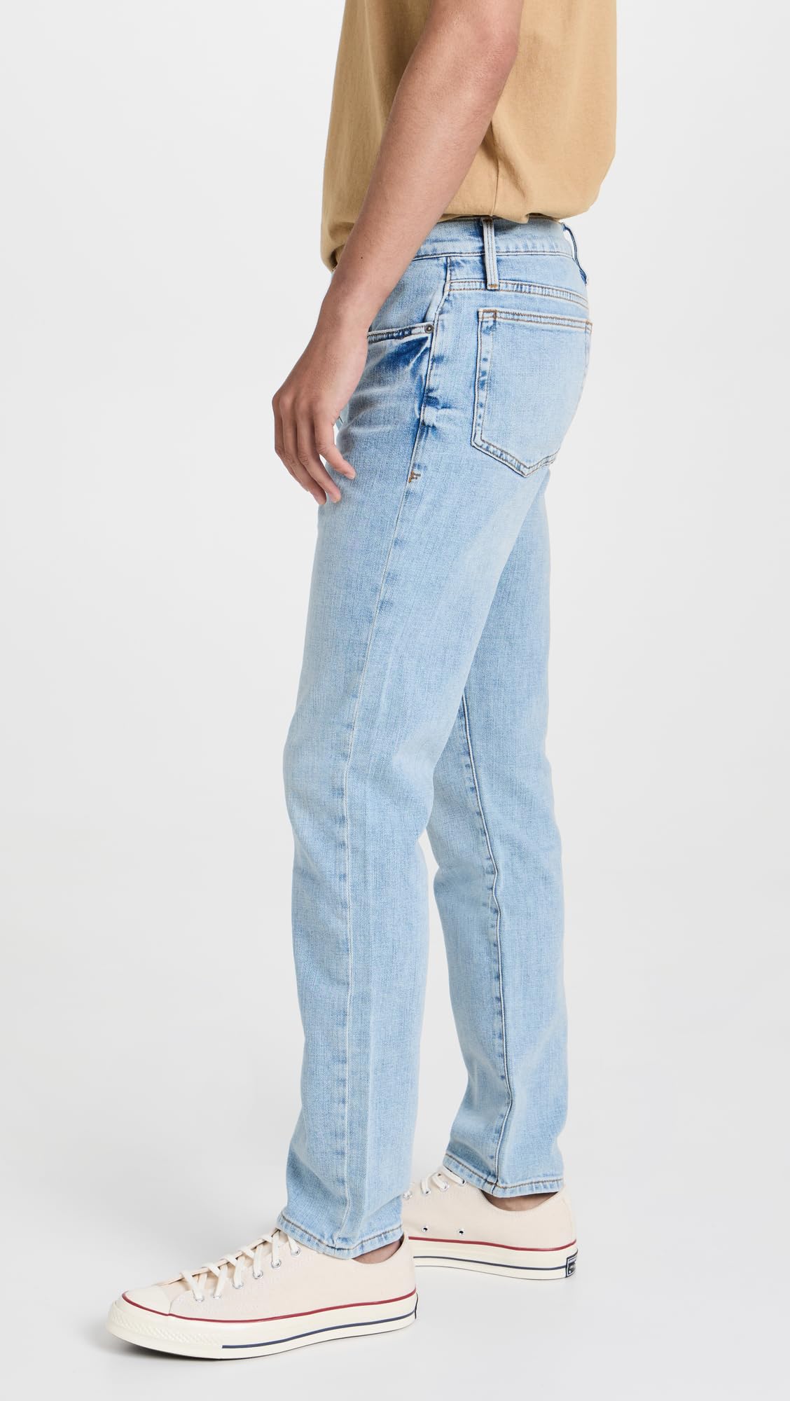 FRAME Men's L'Homme Slim Fit Stretch Denim Jeans - Comfortable Slim Leg Pants for Casual Wear & Night Out