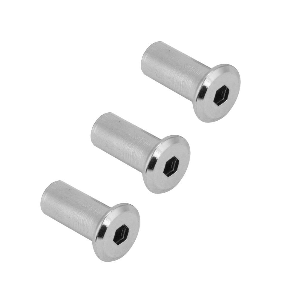 M8x22 Hex Nuts (50pcs) - Industrial Grade Flat Head Fasteners for Furniture Assembly, Machinery Repair & Hardware Replacement | Durable Steel Construction for DIY Projects & Professional Use