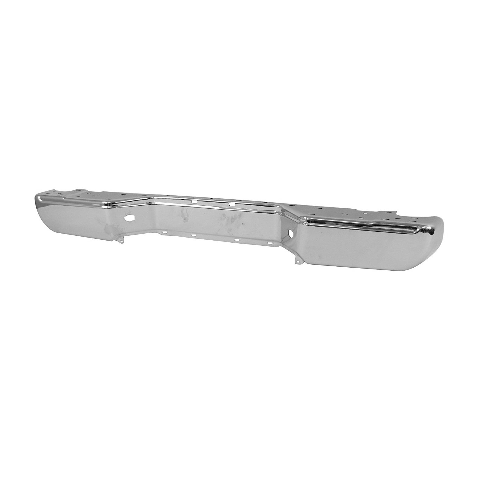Chrome & Steel Rear Bumper Face Bar Shell for 2005-2021 Nissan Frontier Pickup Truck - NI1102153 | Durable Replacement Part for Off-Road Protection & Enhanced Style