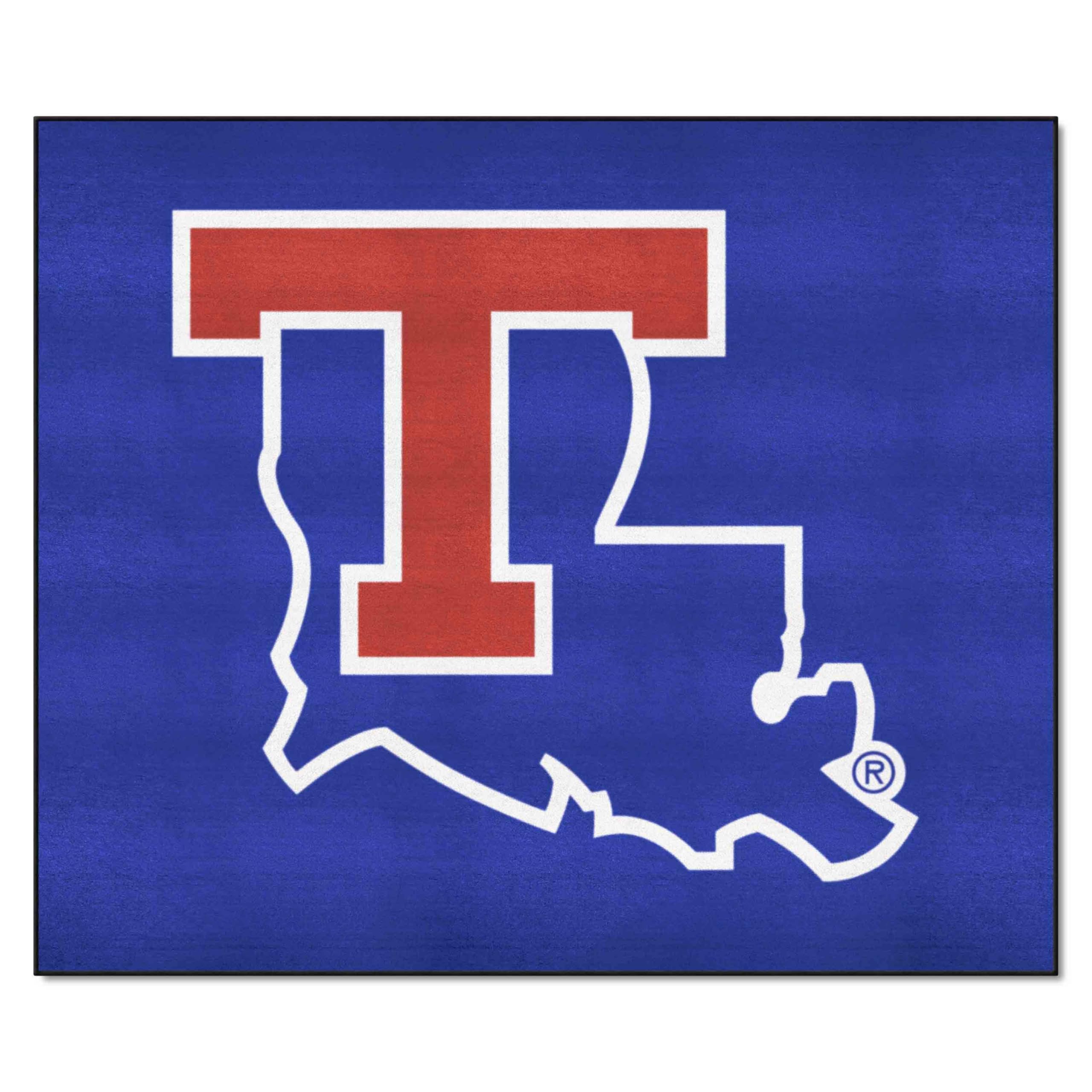 Louisiana Tech Bulldogs 5ft x 6ft Tailgater Rug - Officially Licensed Fanmats Sports Area Rug for Home Decor, Game Room & Outdoor Tailgating - Perfect for Dorm, Man Cave & Football Parties