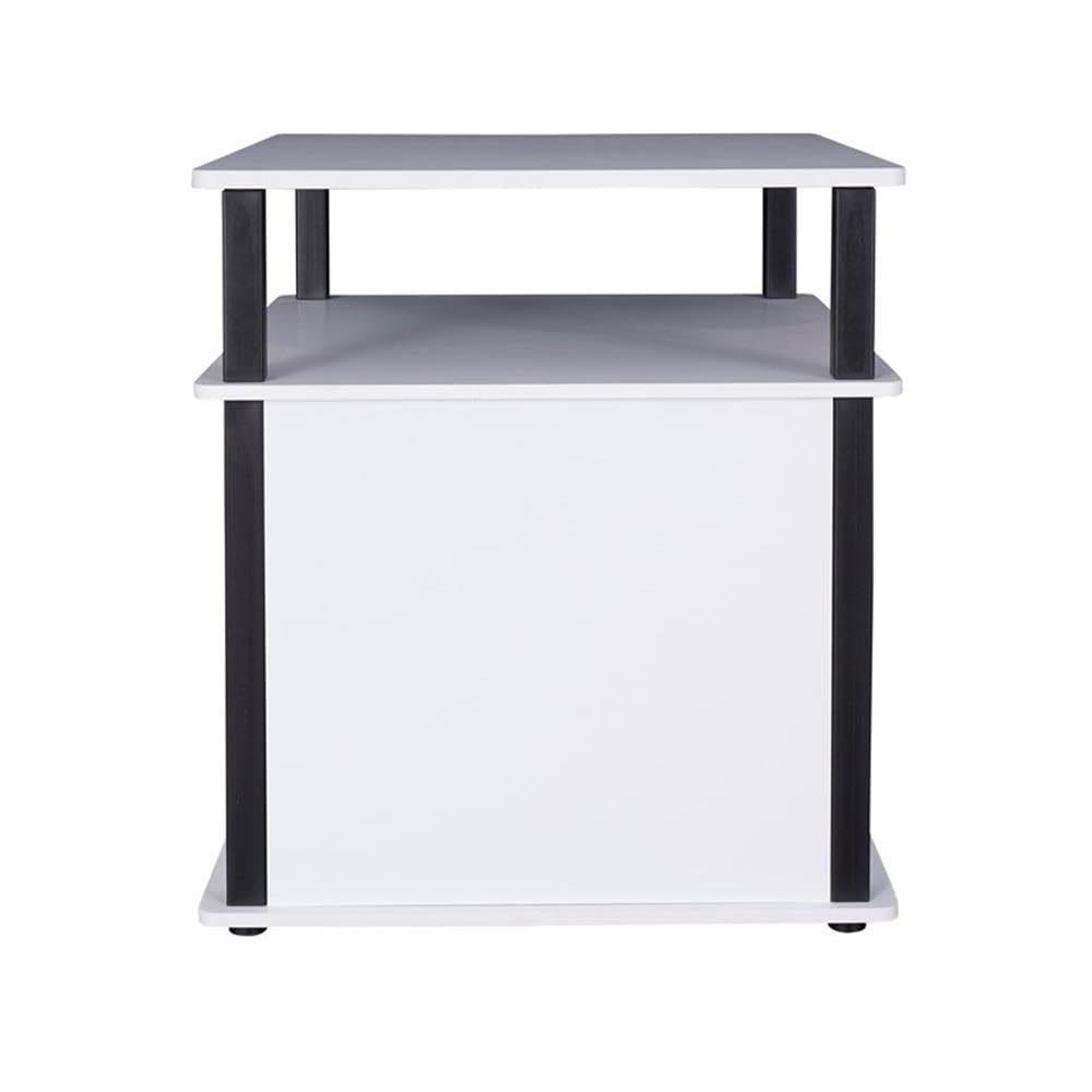 Progressive Furniture Itsy Engineered Wood Pet Bedside Table - White Nightstand for Small Spaces, Dog & Cat Accessories Storage | Perfect for Bedrooms, Living Rooms & Pet-Friendly Homes