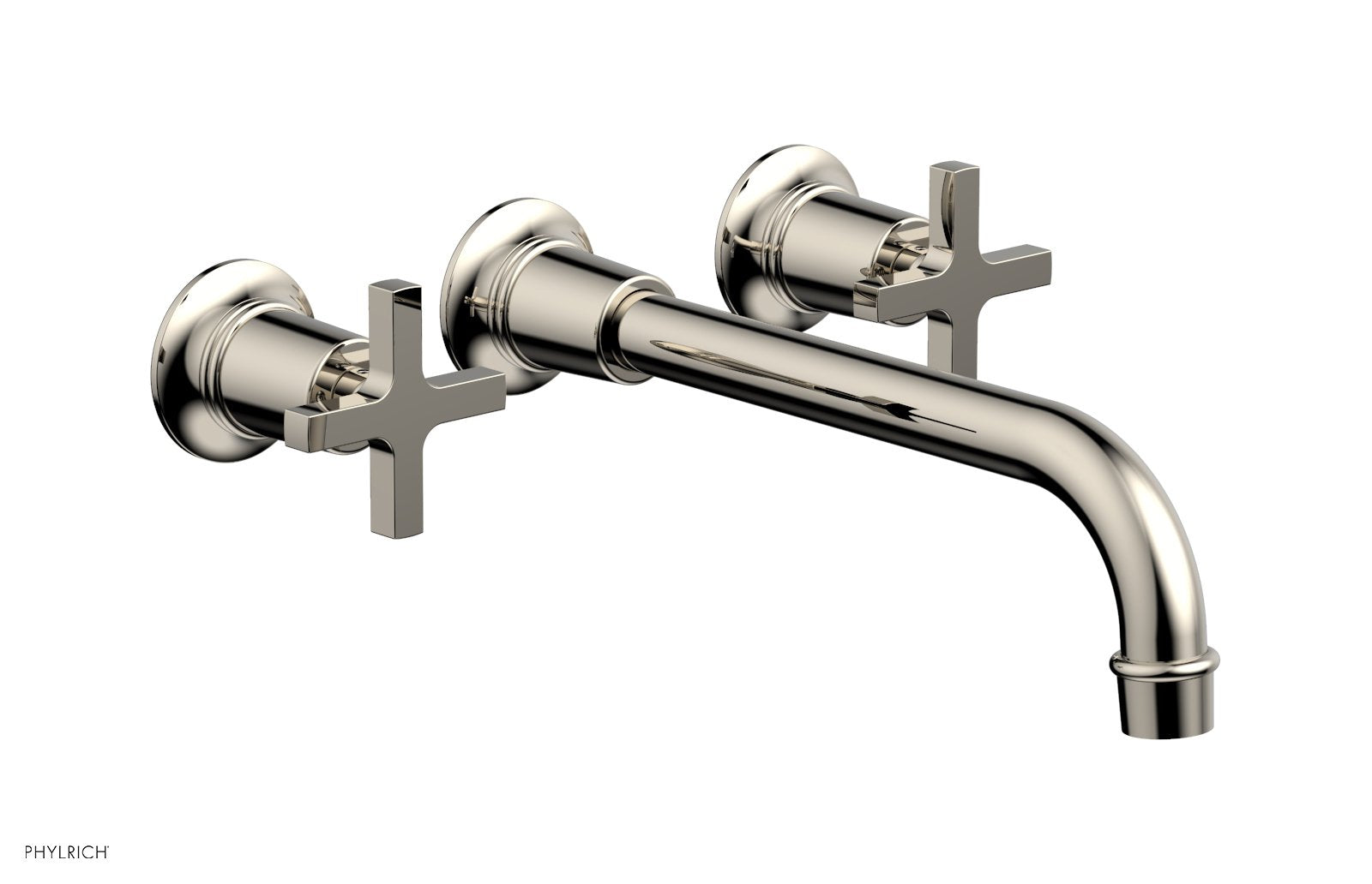 HEX MODERN Wall Mounted Lavatory Faucet Set with 10
