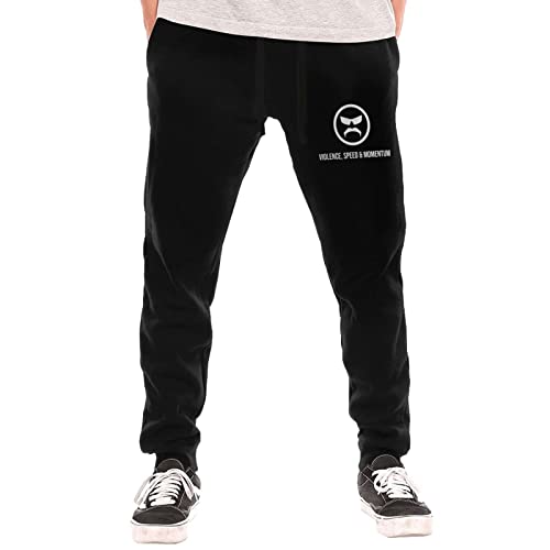Dr Disrespect 3D Graphic Joggers for Men - High-Speed Performance Sweatpants with Violence & Momentum Design | Gym, Running, Casual Wear & Lounge Pants