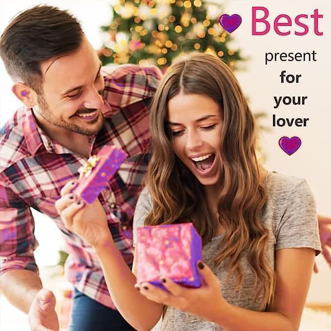 3 in 1 Rose Toy for Adults - Purple Vibrating, Thrusting & Tongue Licking Pleasure Device with Easy Operation | YR3+6 * 7 | Perfect for Couples Play, Solo Exploration & Sensual Massage