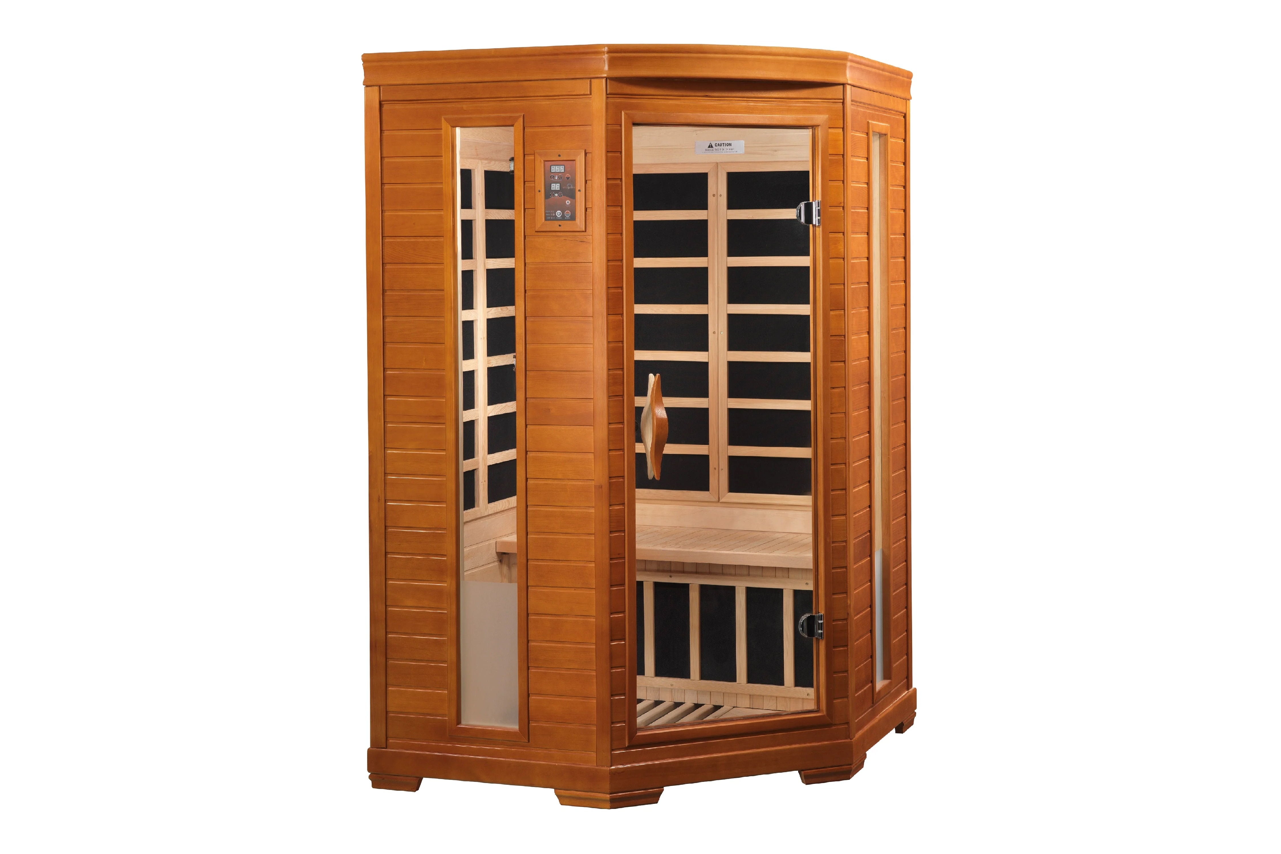 Dynamic Heming 2 Person Low EMF Far Infrared Sauna for Home Relaxation & Detox - Perfect for Wellness & Pain Relief Therapy