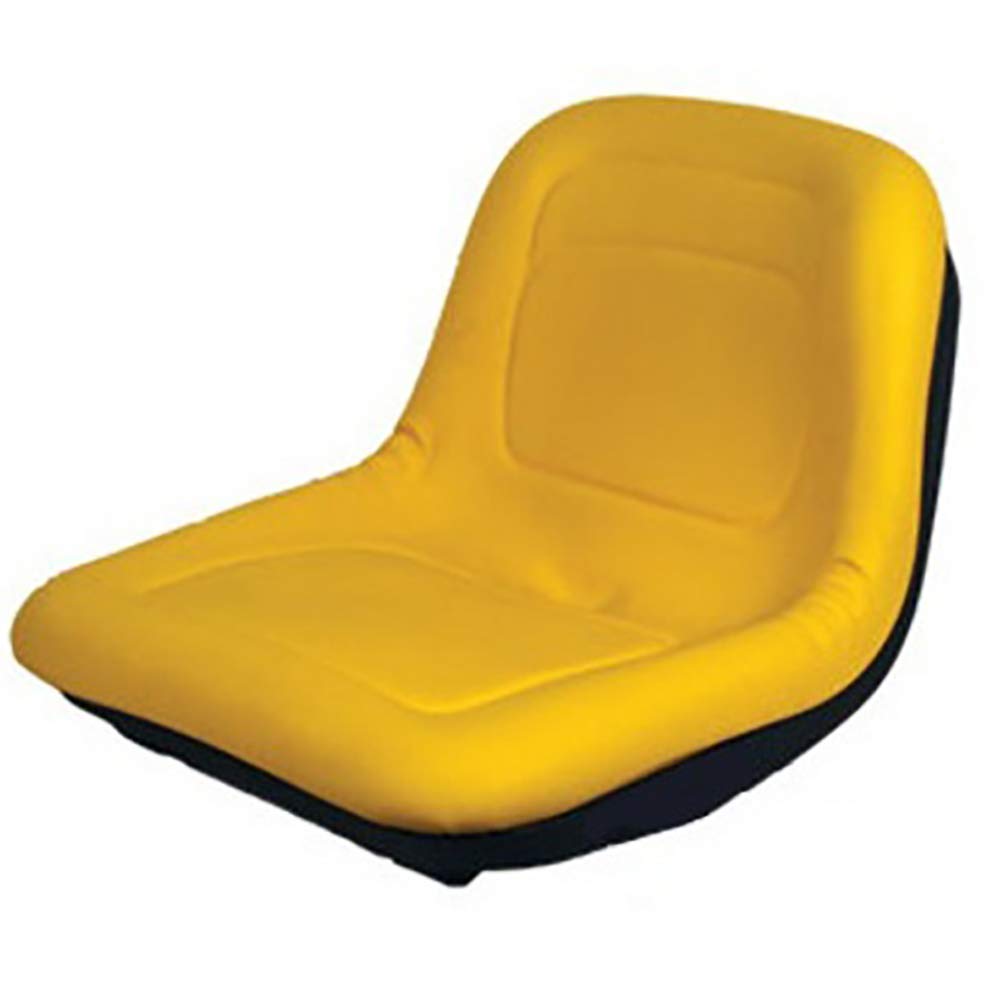 High Back Yellow Seat AM108058 - Replacement for John Deere 655 755 855 955 4200 4300 4400 Tractors | Durable Aftermarket Tractor Seat | Perfect for Farming, Landscaping & Agricultural Use