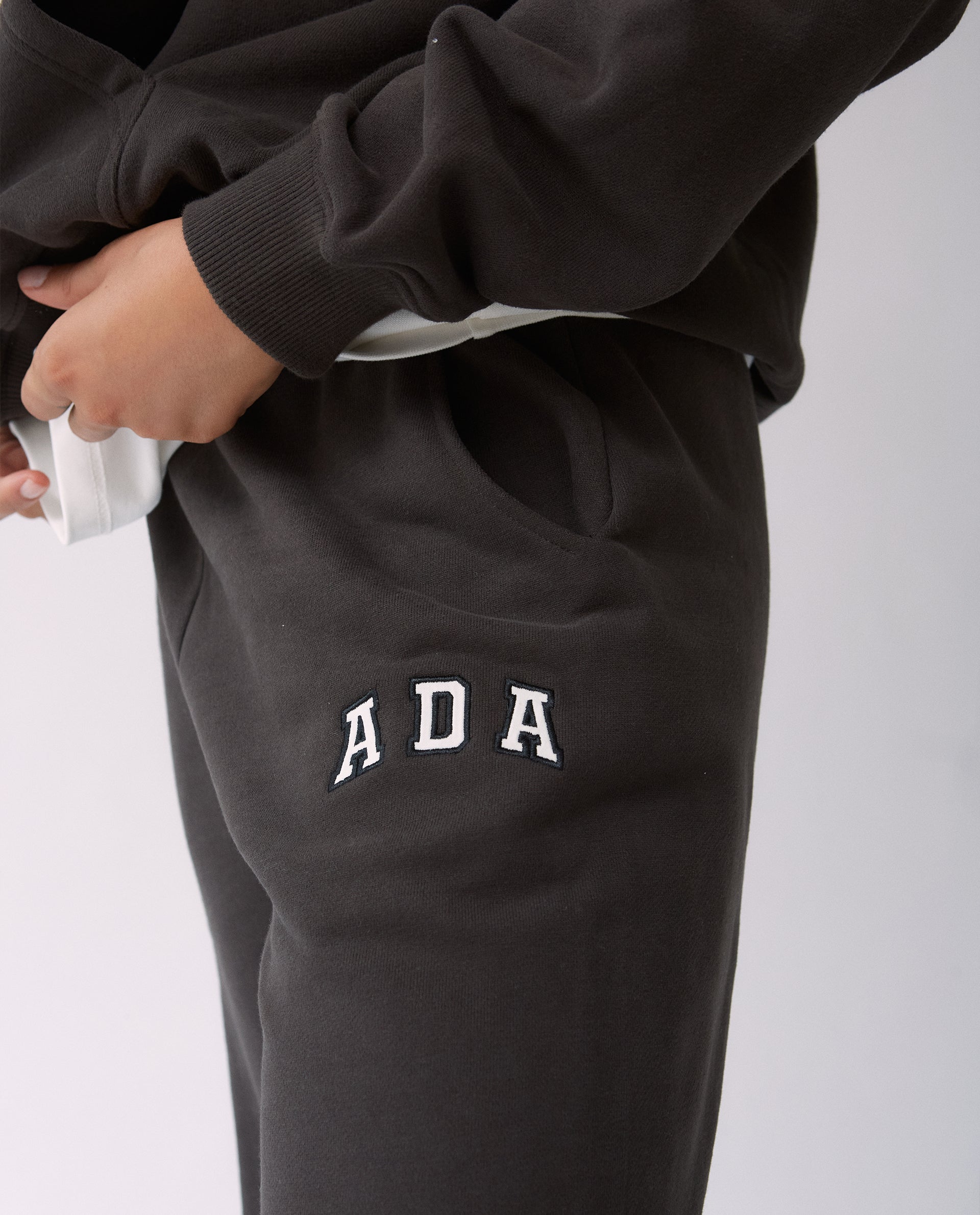 ADA Sweatpants for Women - Soft Comfortable Jogger Pants with Coffee Bean Print - Perfect for Lounge, Yoga, and Casual Wear
