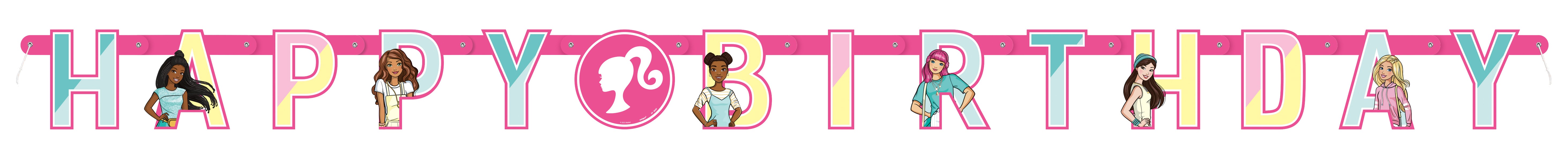 Barbie Joint Banner Large - Perfect for Birthday Parties, Room Decor, and Themed Events