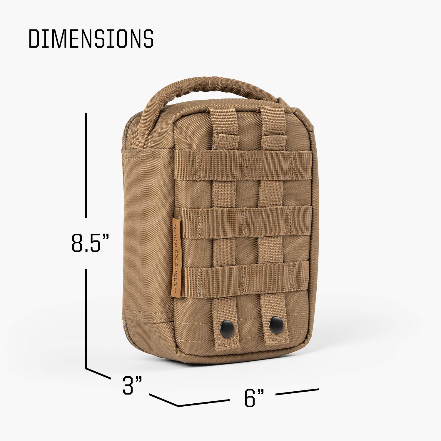 Tactical Baby Cooler Pouch - Multicam Black for Outdoor Adventures