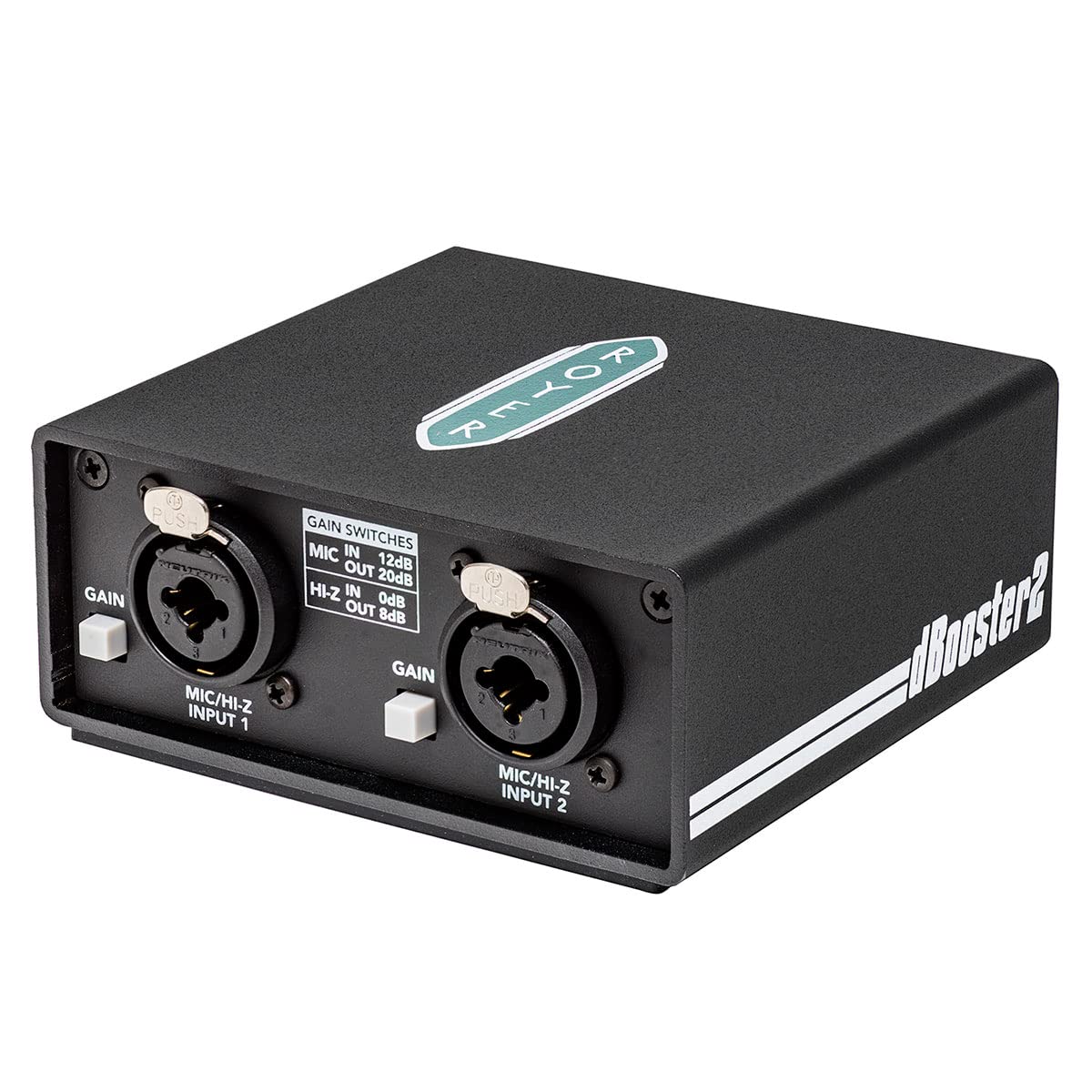 dBooster2 In-Line Signal Boaster & DI Box - Professional Audio Enhancer for Guitar, Bass & Studio Recording | Perfect for Live Performances & Home Studios