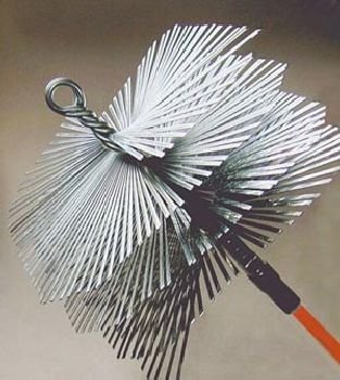 SANDHILL 12x12 Inch Square Flat Wire Brush with 3/8 Inch Thread - Heavy Duty Cleaning Tool for Rust Removal, Paint Stripping & Surface Preparation on Metal, Wood & Concrete