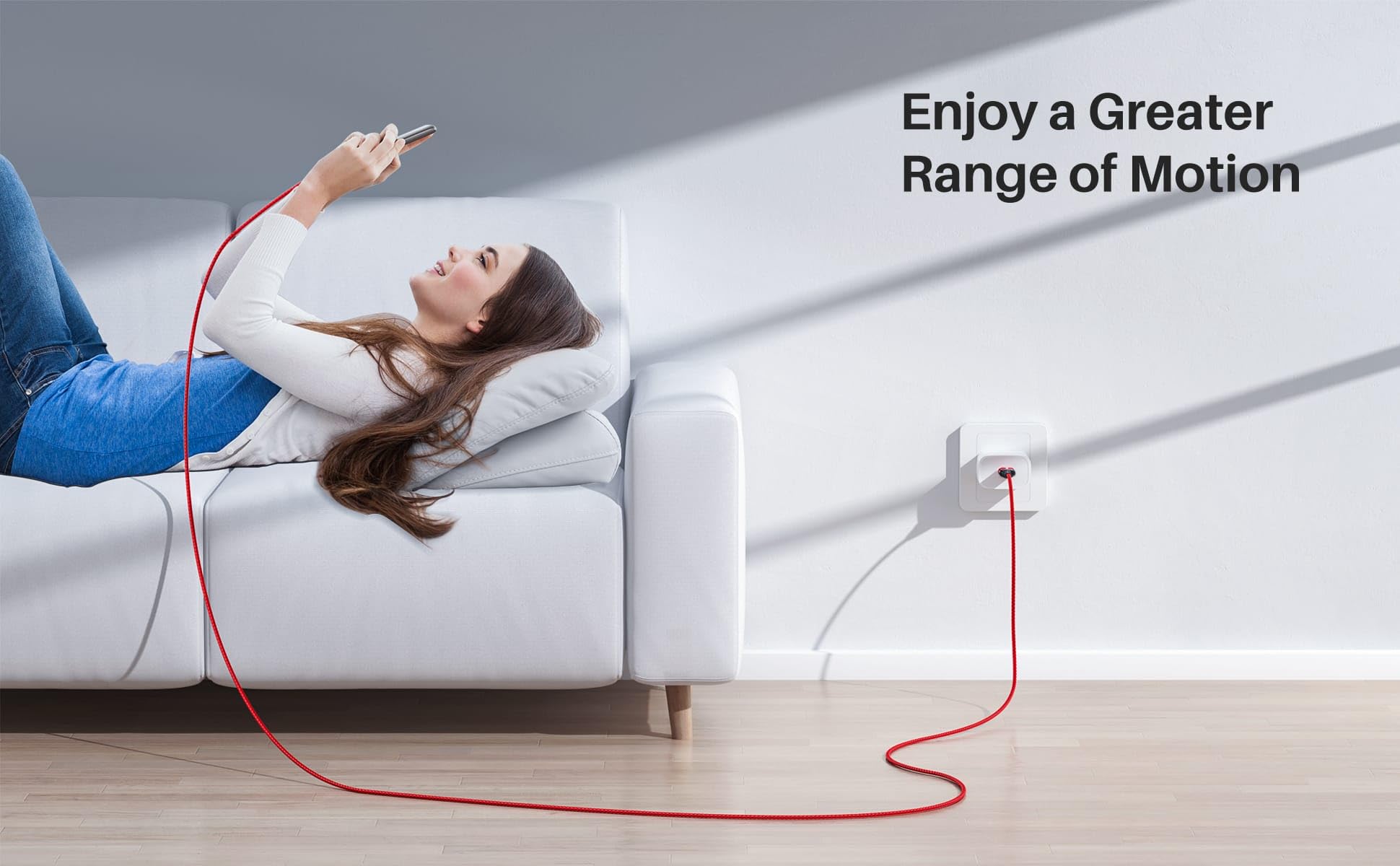 2-Pack 6ft USB-C to USB-A Cable 10Gbps Fast Charging & Data Sync - Braided Nylon USB 3.2 Gen 2 Cord for iPhone 16/15 Pro Max, Samsung Galaxy S24/S23/S22 - Compatible with Android Auto & CarPlay (Red) - Perfect for Home, Office & Car Charging