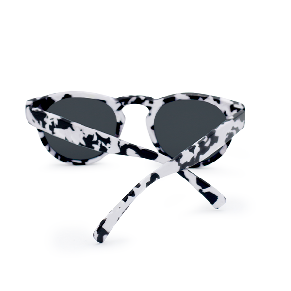 Chelsea White Tortoise Shell Sunglasses - Stylish UV Protection Shades for Women & Men - Perfect for Beach, Driving, and Outdoor Activities