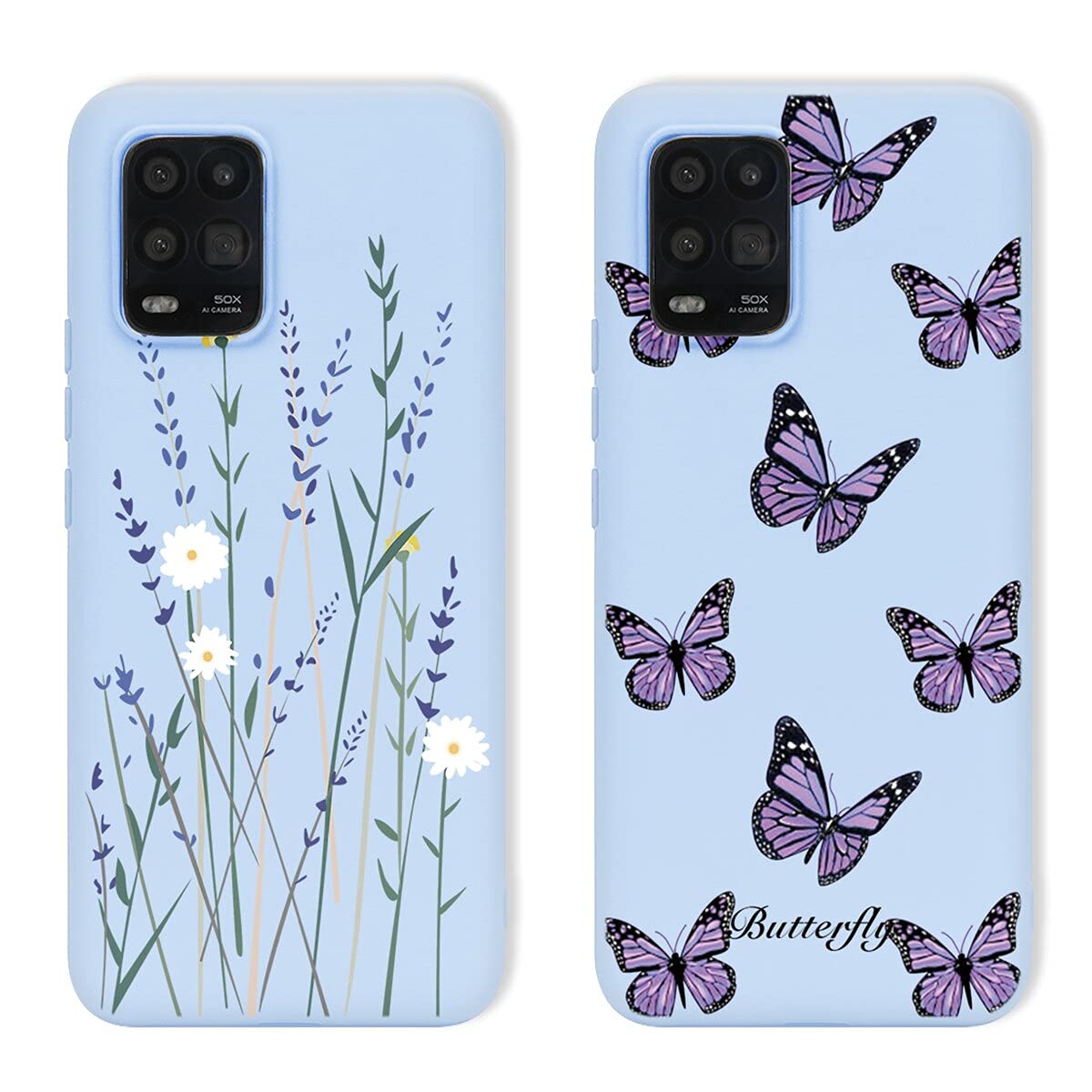 Premium 2-Pack Shockproof TPU Case for Xiaomi Redmi Note 9 Pro/9S/9 Pro Max - Anti-Scratch Soft Gel Rubber Full Body Protection Cover with Drop Protection (6.67 Inch) - Perfect for Daily Use, Outdoor Activities & Travel Protection