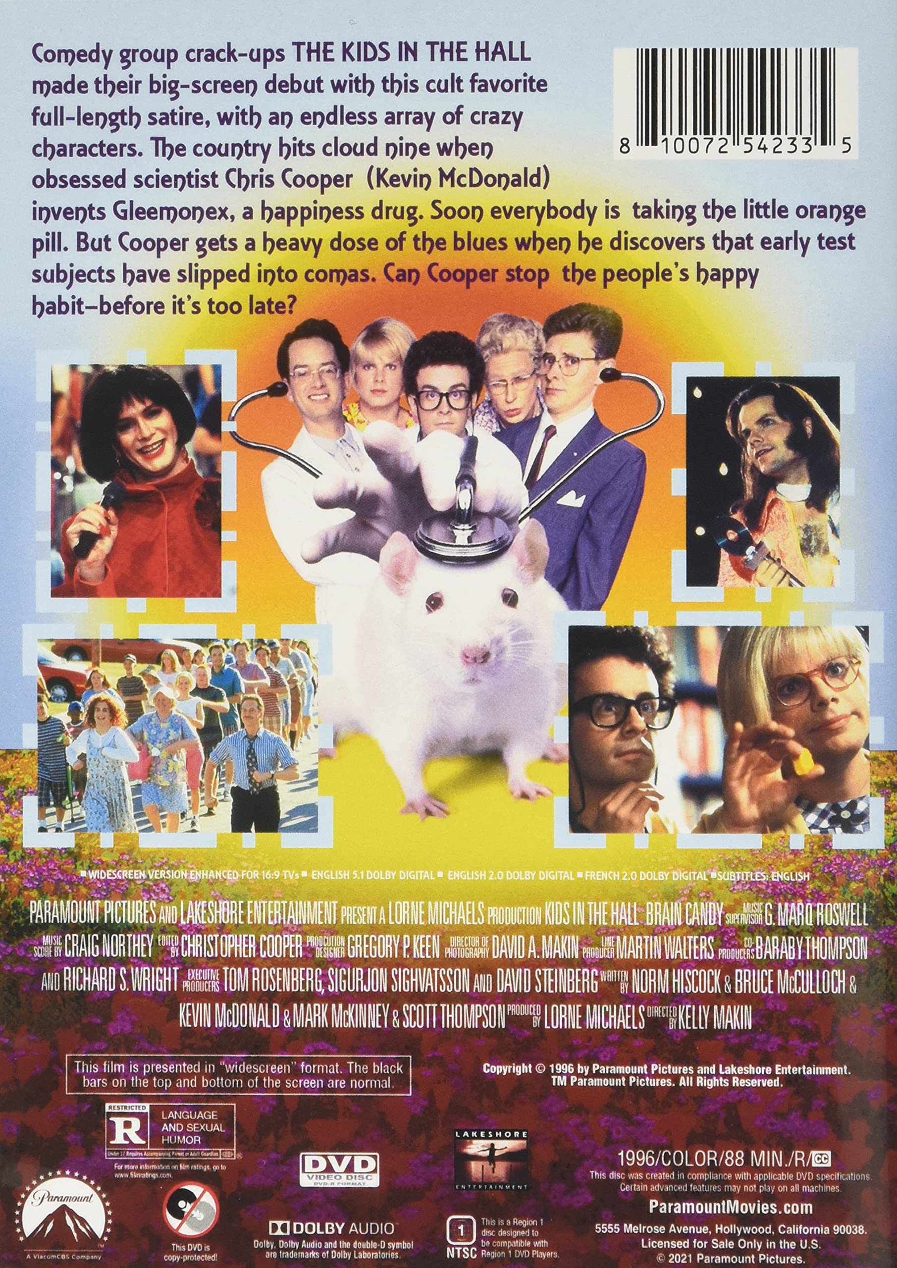 Kids in the Hall: Brain Candy - Classic Canadian Comedy Skit Show DVD | Perfect for Family Movie Nights & 90s Nostalgia Fans