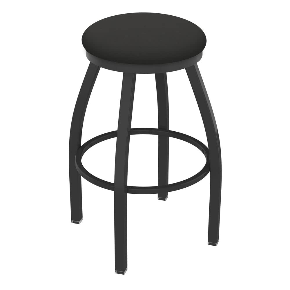 Holland Bar Stool Co. XL 802 Misha Swivel Bar Stool with Canter Iron Frame - Adjustable Height Counter Stool for Kitchen Island, Breakfast Nook & Home Bar