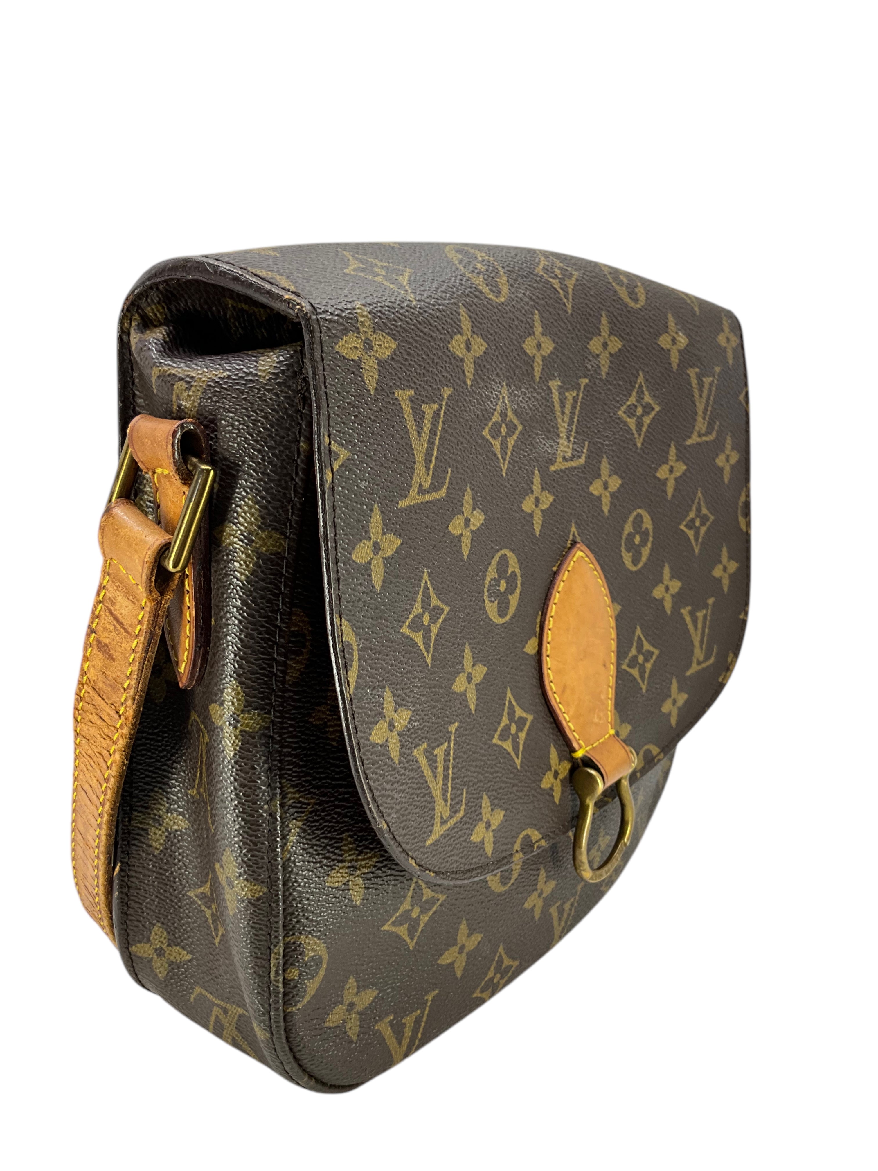 Authentic Louis Vuitton Monogram Saint Cloud MM Crossbody Bag - Luxury Leather Shoulder Bag for Women, Perfect for Travel, Shopping & Daily Use