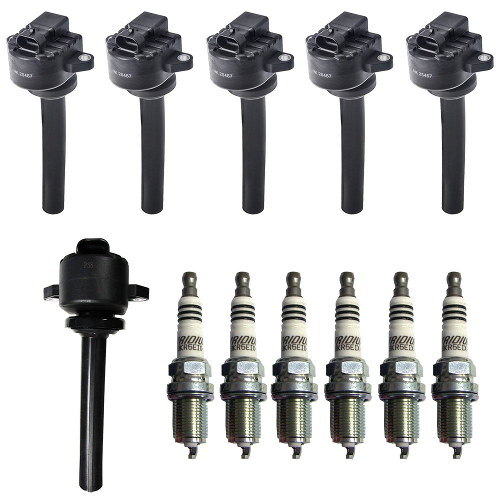 Honda Passport & Isuzu Rodeo Ignition Coil and Spark Plug Set - High Performance Auto Parts for Smooth Engine Start & Better Fuel Efficiency | Perfect for DIY Car Maintenance & Engine Tune-Ups