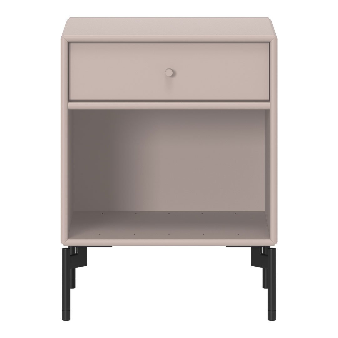 Modern Wooden Nightstand with Drawers and Legs - Stylish Bedside Table for Bedroom, Living Room, or Office - Perfect for Storage and Decor