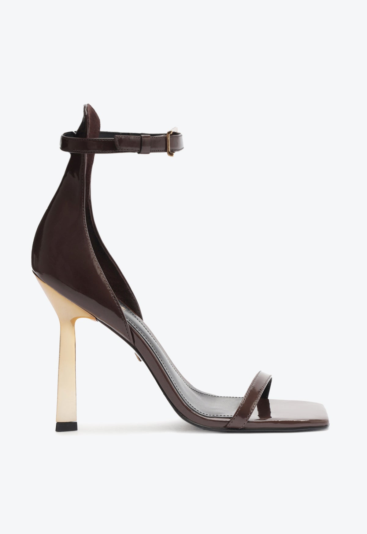 Ciara Women's Patent Leather Sandals - Comfortable Dressy Open-Toe Shoes for Weddings, Parties & Summer Outfits