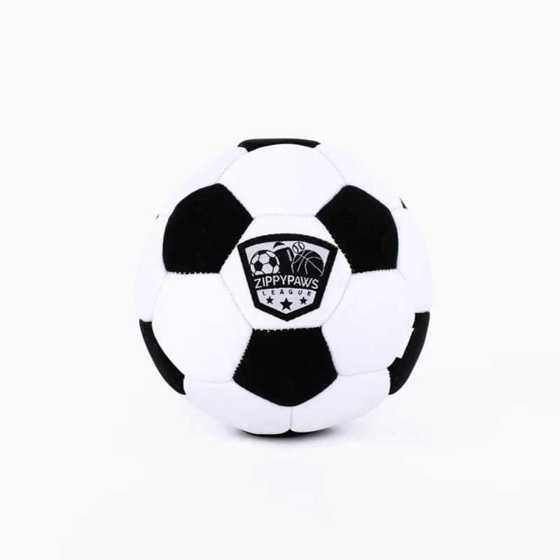 ZippyPaws Sportsballz Soccer Dog Toy - Durable Chew Toy for Medium & Large Dogs, Interactive Fetch & Training Ball - Perfect for Outdoor Play, Backyard Fun & Dog Park Activities