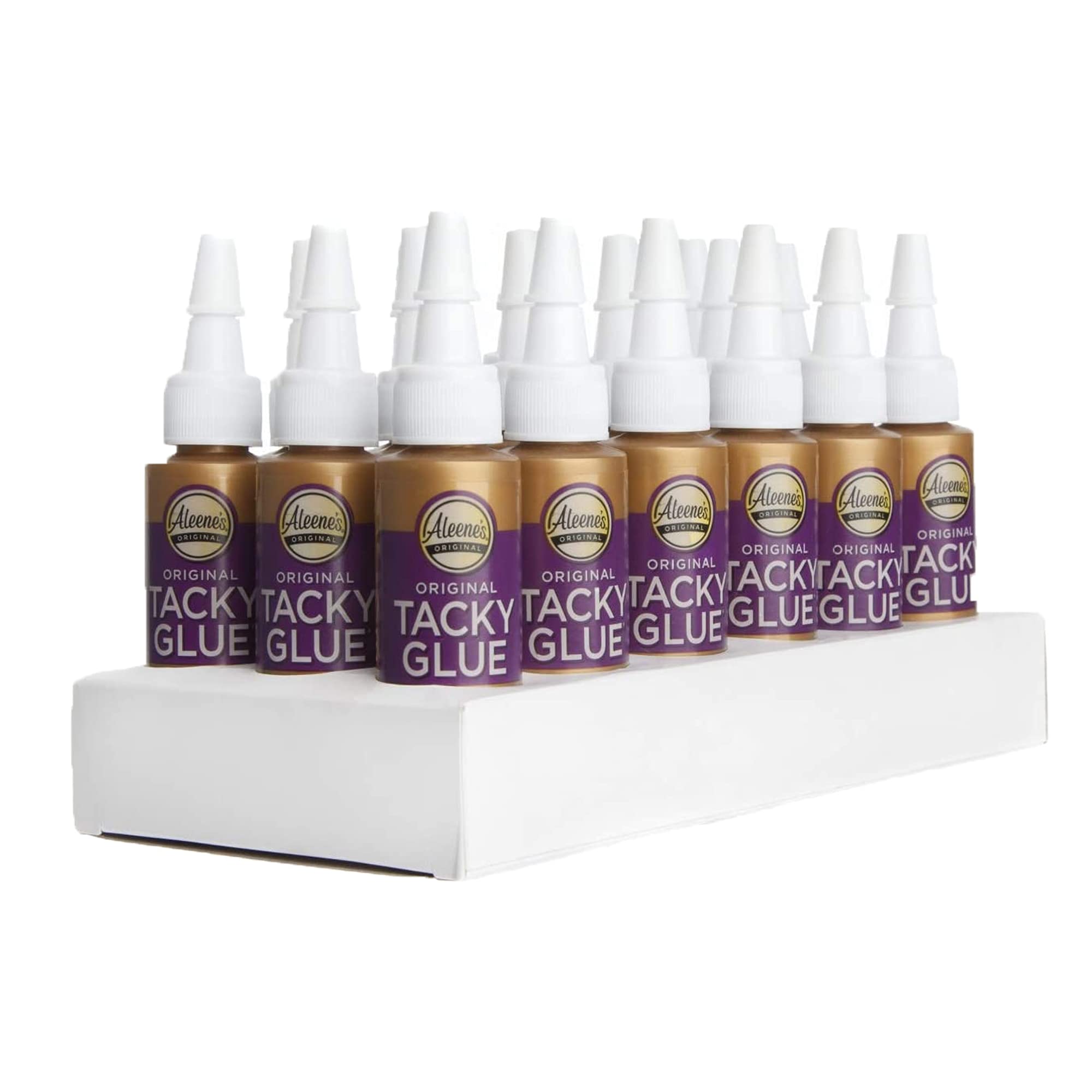 Buy Aleene's Original Tacky Glue .66 oz - 18 Pieces per Pack (10 Packs, 180 Total) for DIY Crafts, Scrapbooking & Home Repairs