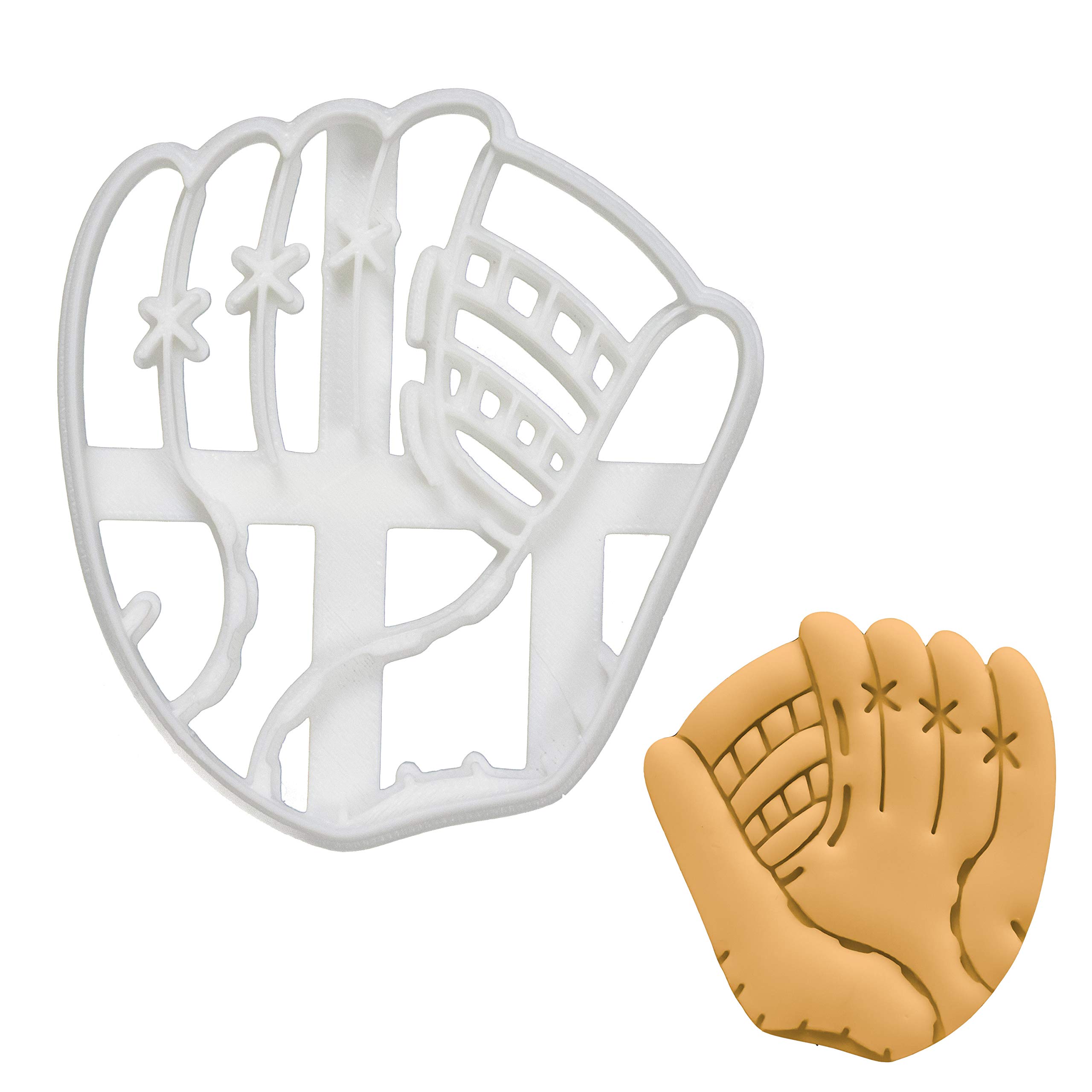 Premium Softball Glove Cookie Cutter - 1 Piece Baseball Baking Tool for Cookies, Cupcakes & Decorations | Perfect for Sports-Themed Parties, Baseball Fan Gifts & Home Baking