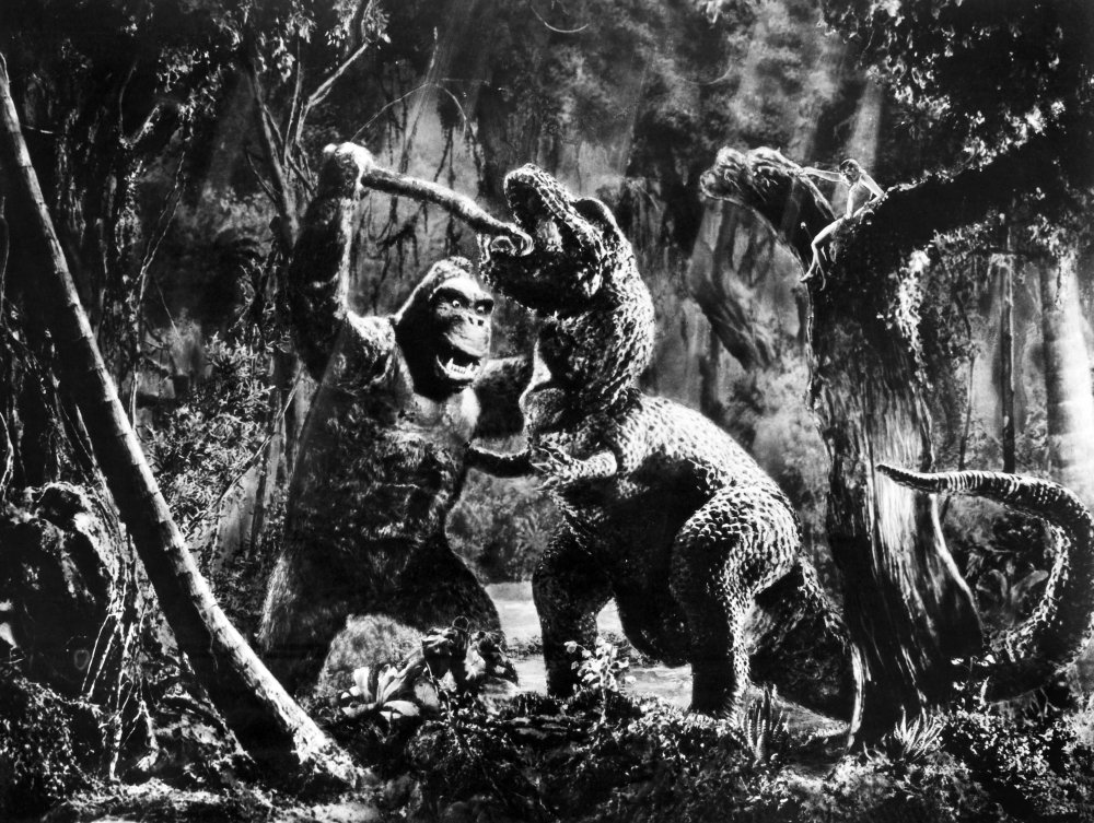 King Kong 1933 Vintage Movie Poster Print - 18x24 Inches - Classic Film Wall Art for Home Theater & Cinema Room Decor