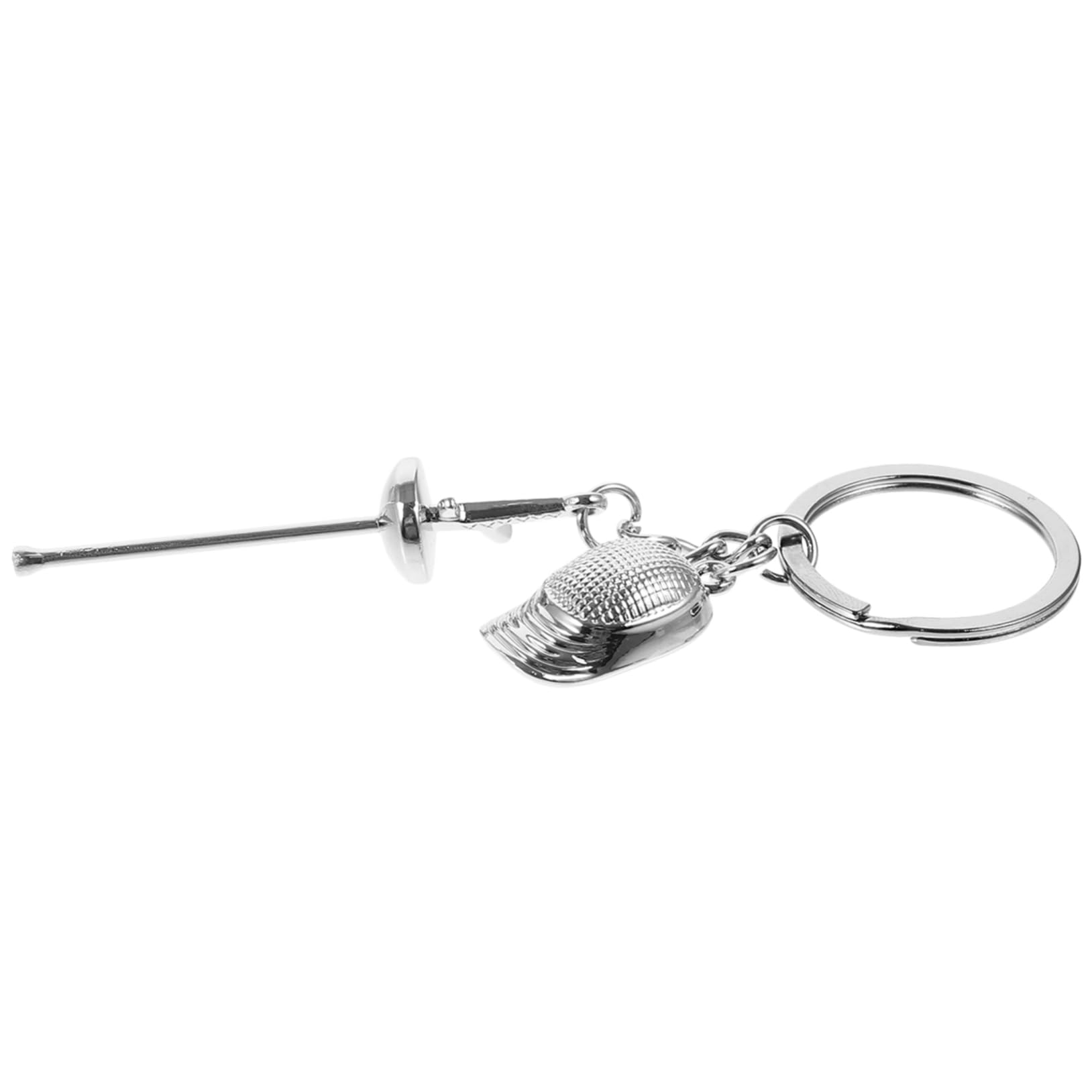 Fencing Keychain - Elegant Fencing Sport Key Ring Pendant for Backpacks & Gifts | Perfect for Fencing Enthusiasts, Coaches & Team Gifts
