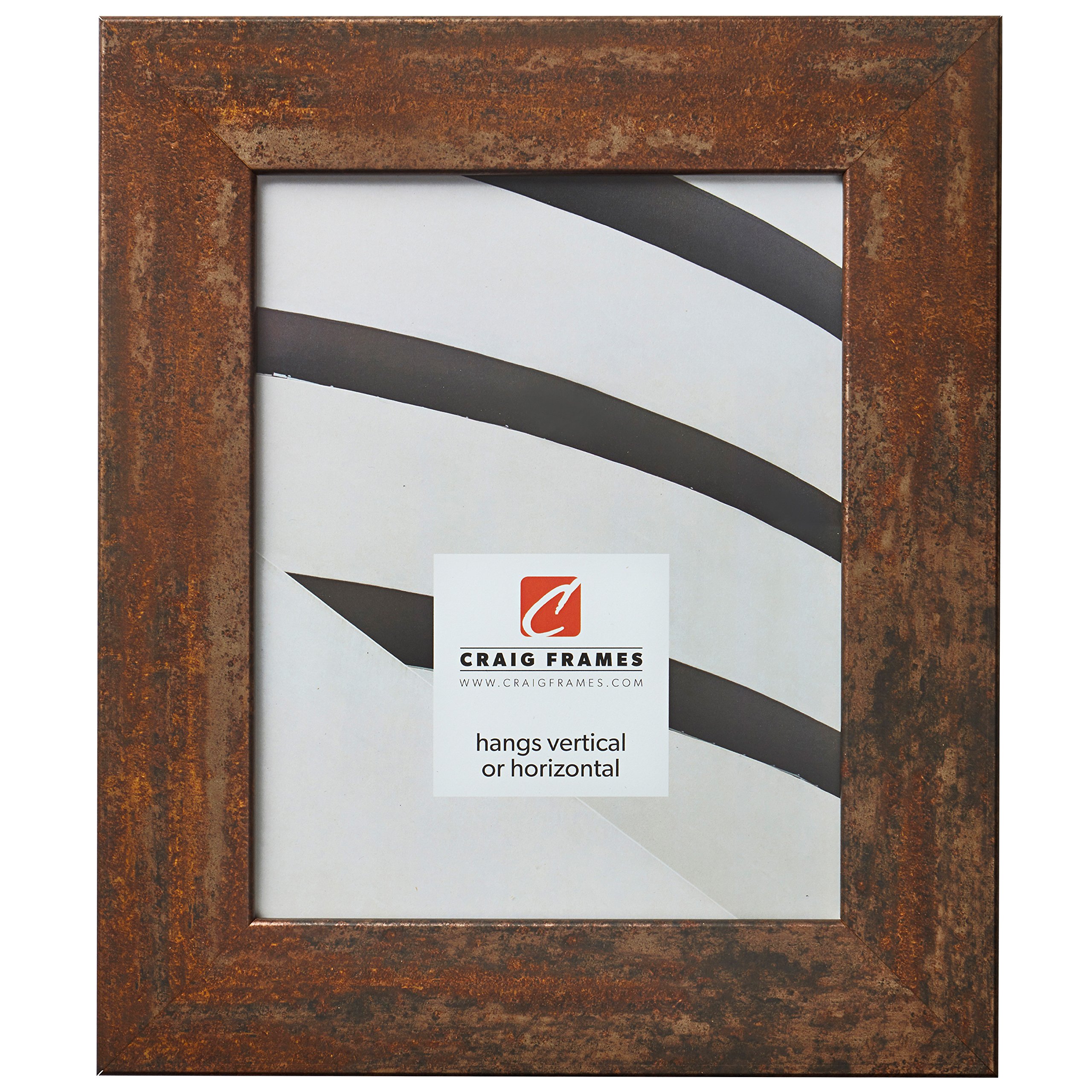 Craig Frames Bauhaus 22x28 Inch Picture Frame - Brushed Silver for Wall Art & Photos