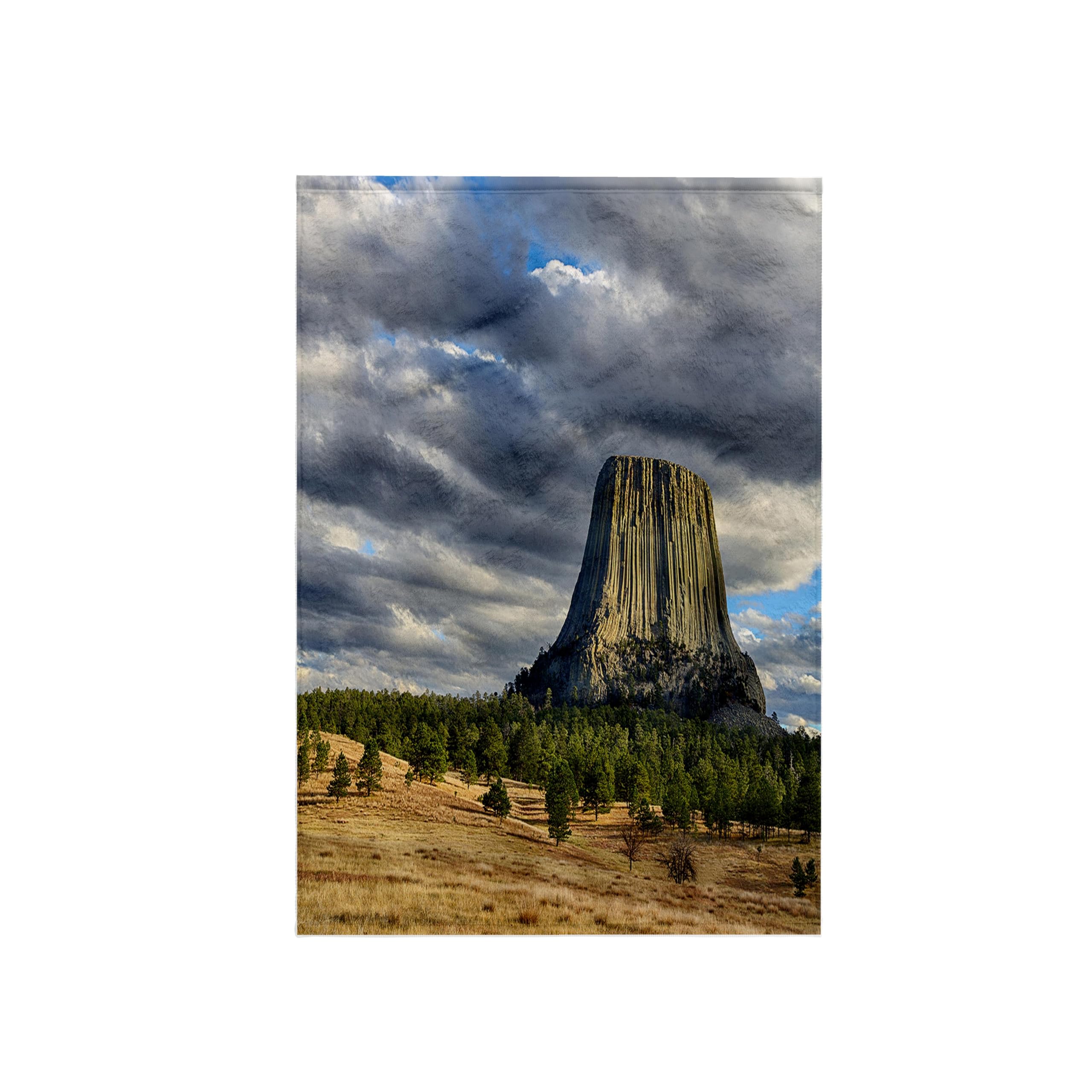 3D Printed Wyoming Devils Tower National Monument Towel - Danita Delimont Collection - Soft & Absorbent Bath & Beach Towel - Perfect for Travel, Camping, and Outdoor Adventures