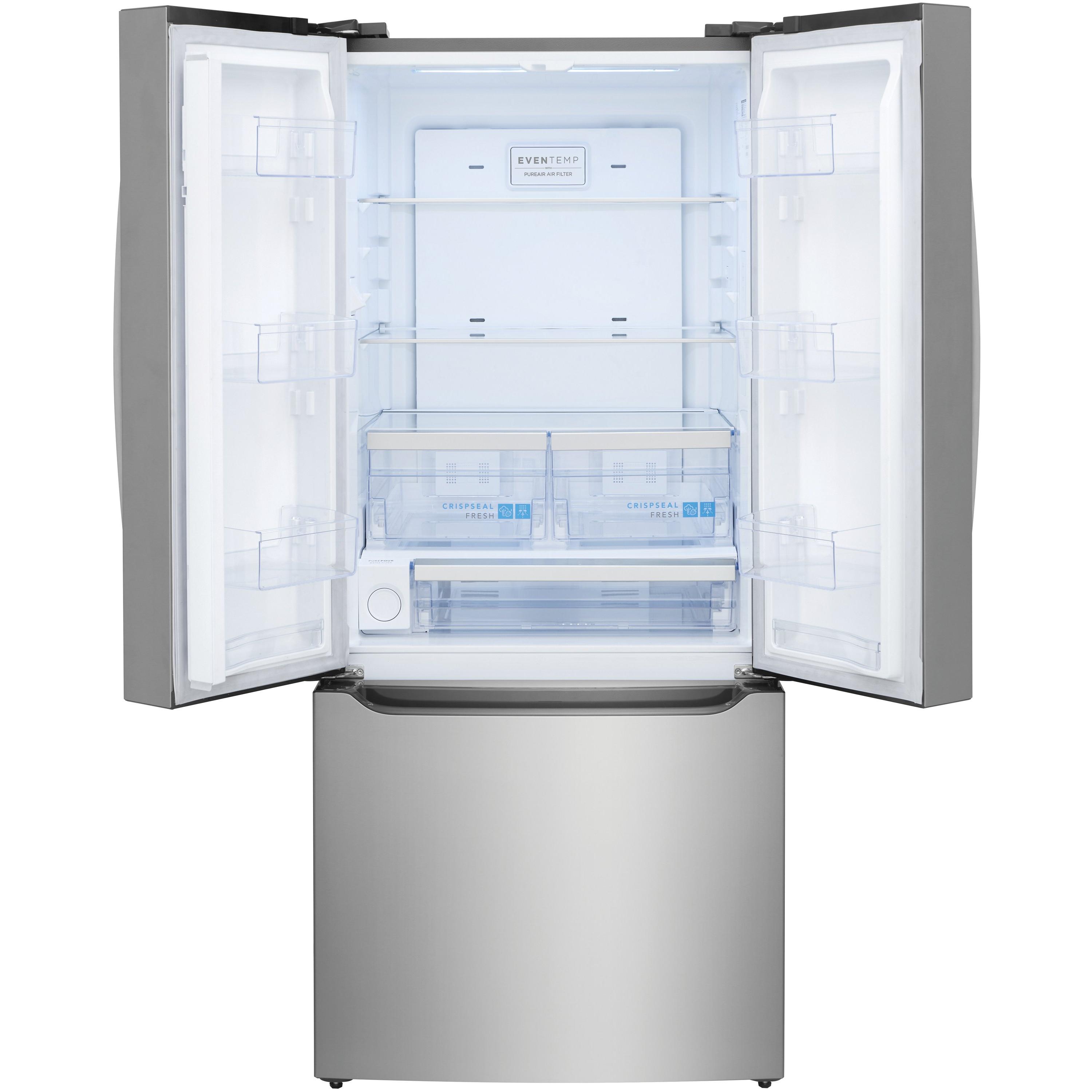 Frigidaire Gallery 30 Inch French Door Refrigerator with 20.0 cu ft Capacity - Open Box (GRFN2023AF) - Perfect for Modern Kitchens & Large Family Storage