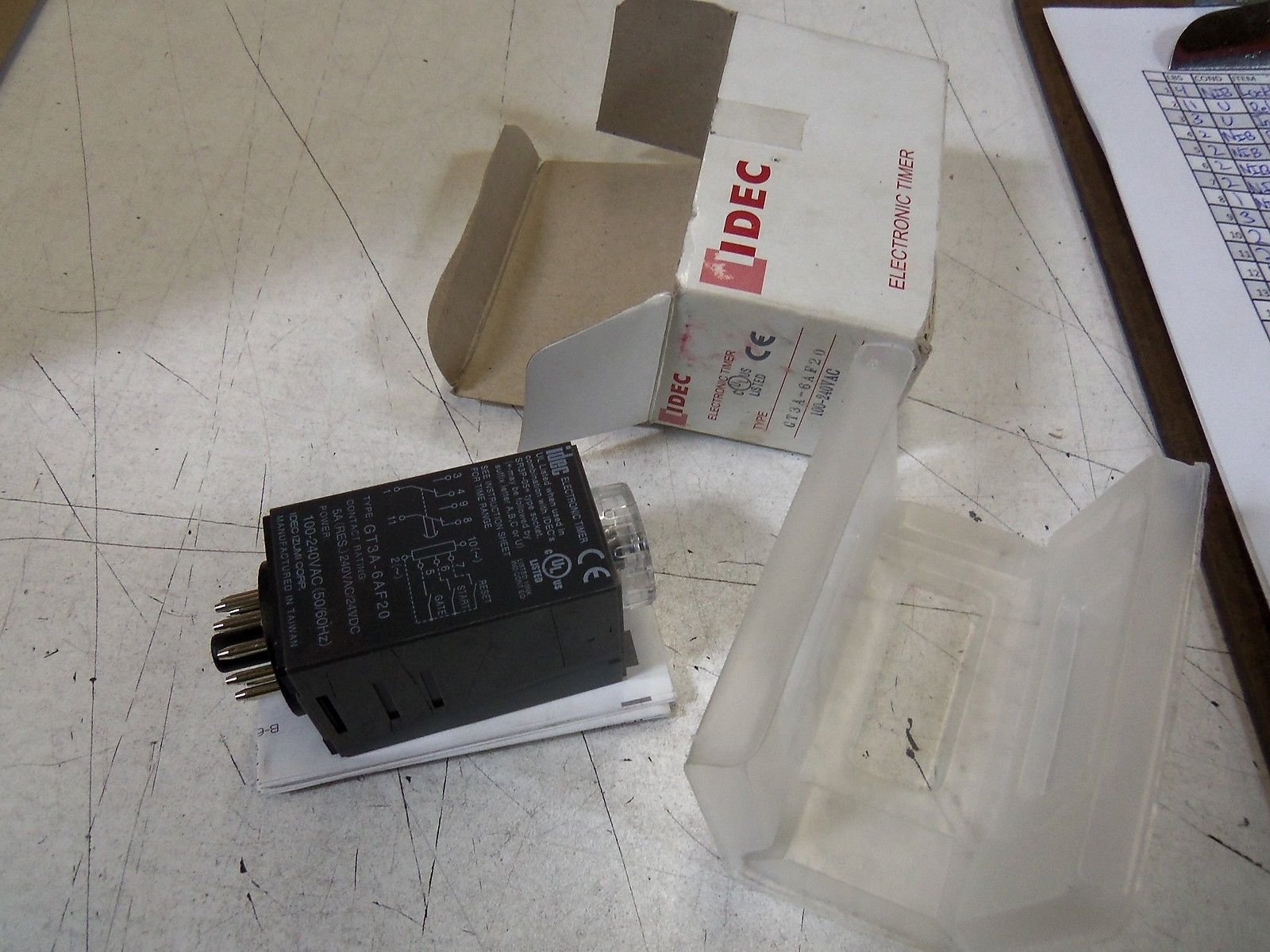 IDEC GT3A-6AF20 Digital Timer Relay 0.1S to 180HR - Industrial Automation, HVAC Control, and Electrical Equipment Timing Solution